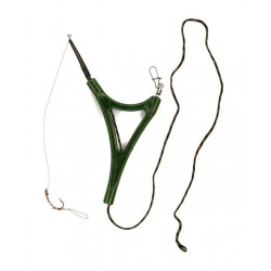 Рибальська годівниця, оснащена, фідерна, Start Fishing Super Pro, на лідкорі, 1 гачок №8